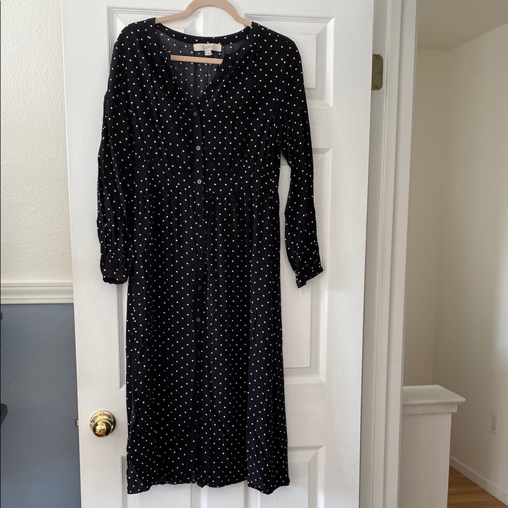 Black Polka Dot Dress